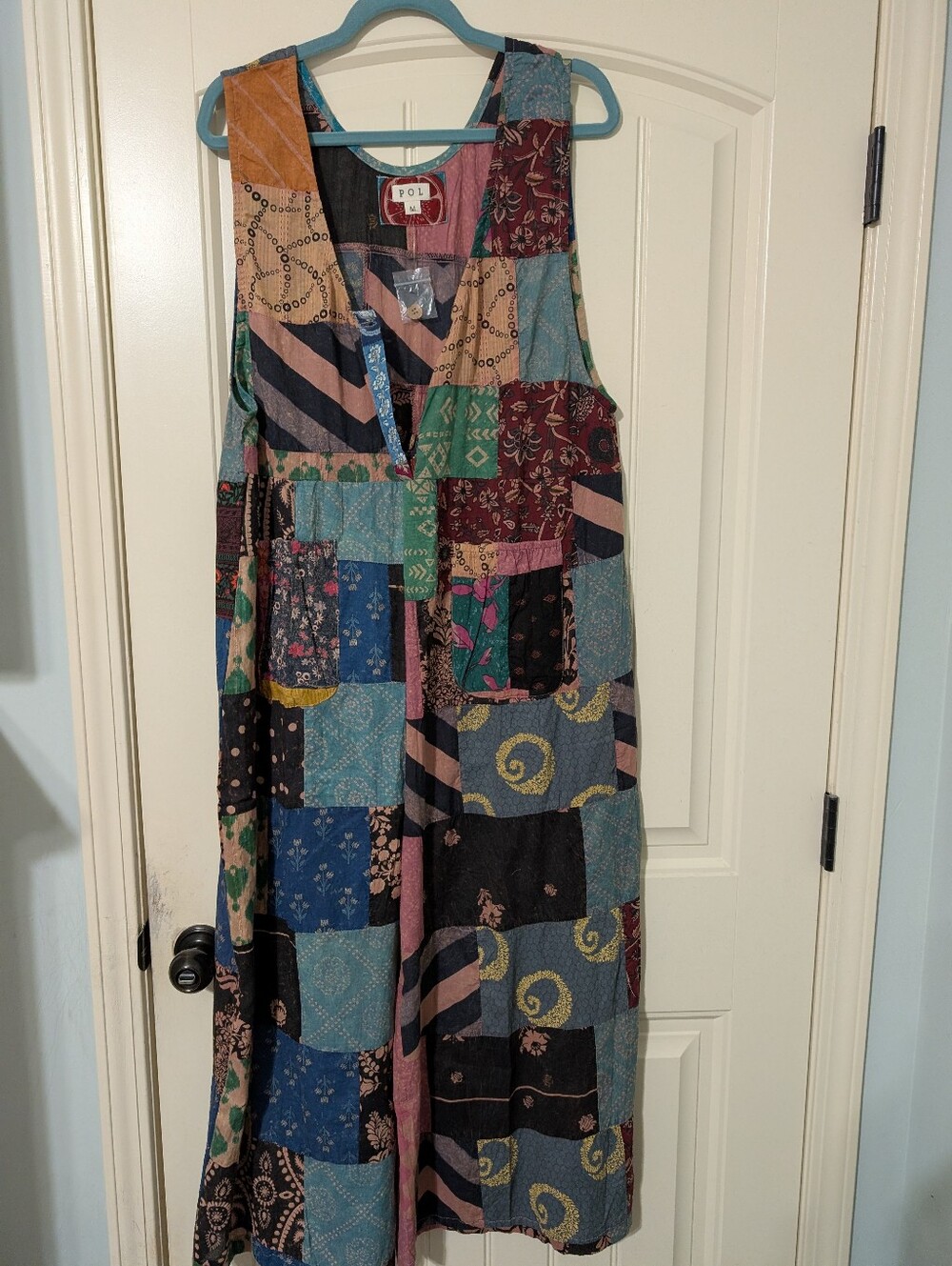 POL Patchwork Floral Multicolor Jumpsuit - Picture 8 of 12